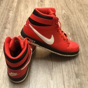 Mens Nike red sneakers size 12
